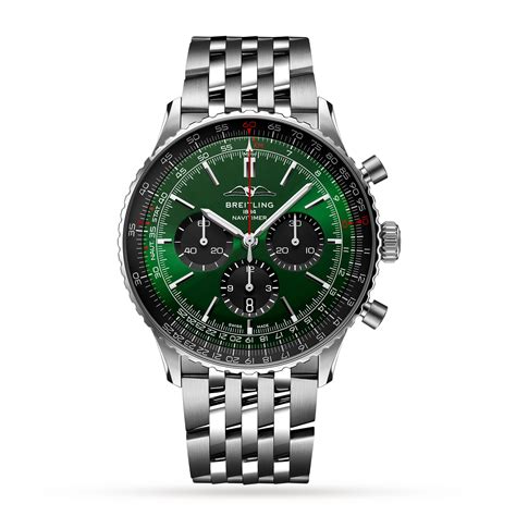 breitling navitimer 46 green